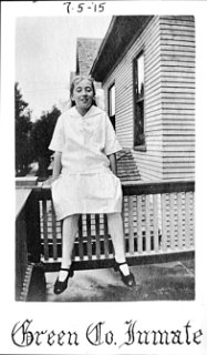 Green County Inmate, Grace Durst, July 5. 1915.
